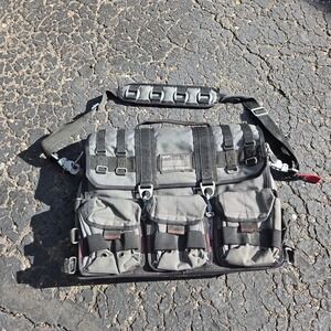 Vintage Oakley AP SI Tactical Field Gear Messenger Laptop Bag Black Rare